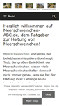 Mobile Screenshot of meerschweinchen-abc.de